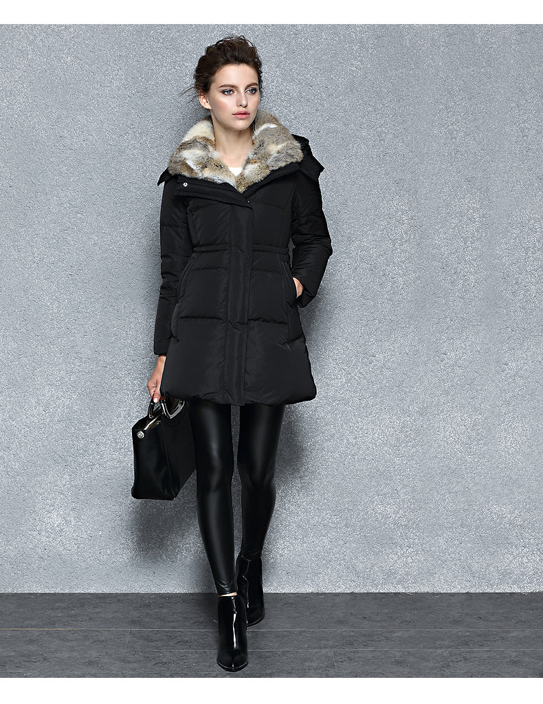 Veelzijdige warme dames winterjas, perfect voor stijl en comfort.