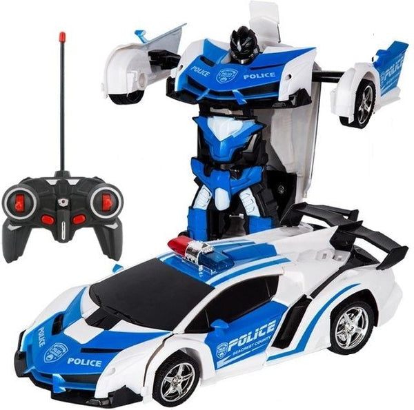 Actievolle VoltMorph transformer auto robot, op afstand bestuurbaar. Leuk speelgoed voor uren speelplezier.