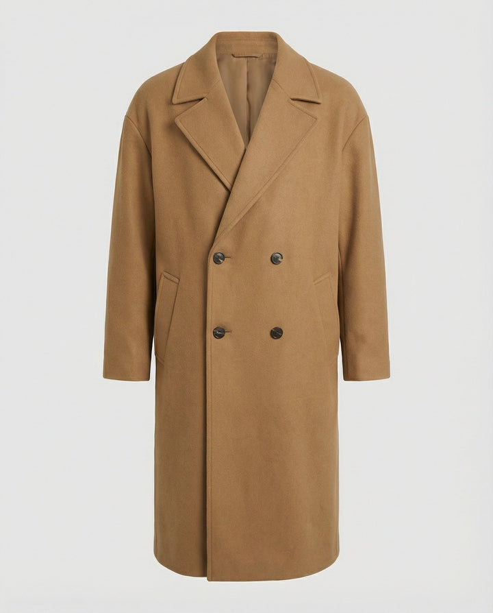Klassieke lange heren winterjas, biedt optimale warmte en een tijdloze uitstraling. Must-have.