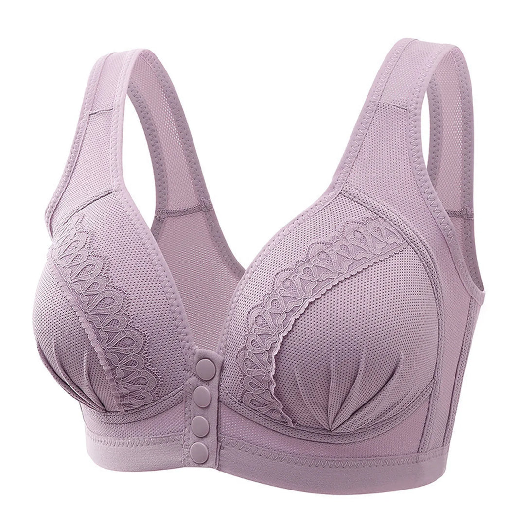 Sexy beugelloze push-up bh voor dames, eenvoudig aan en uit te doen met praktische voorsluiting.