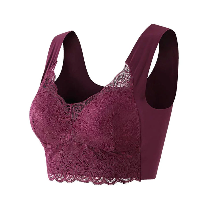 Lingerie voor voller figuur: naadloze anti-verzakking dames BH in grote maten, biedt comfort en ondersteuning.