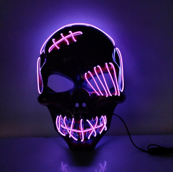 Comfortabel Vendetta LED masker, jouw ideale vermomming voor carnaval, festivals en themafeesten.