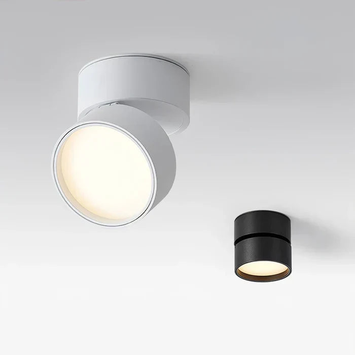 Moderne witte LED plafondlamp, met focus op de kwaliteit van het dimbaar licht.