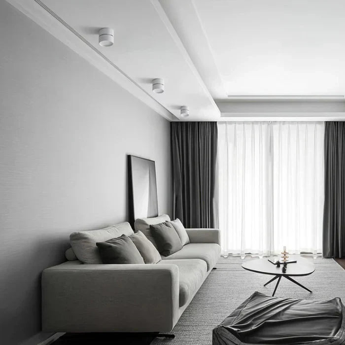 Design LED plafondlamp, een blikvanger in elke moderne ruimte met dimbare spots.