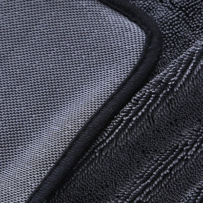 "QuickDry droogdoek absorptiekracht, gedraaide microvezels, streeploze afwerking, ideaal voor glazen oppervlakken."