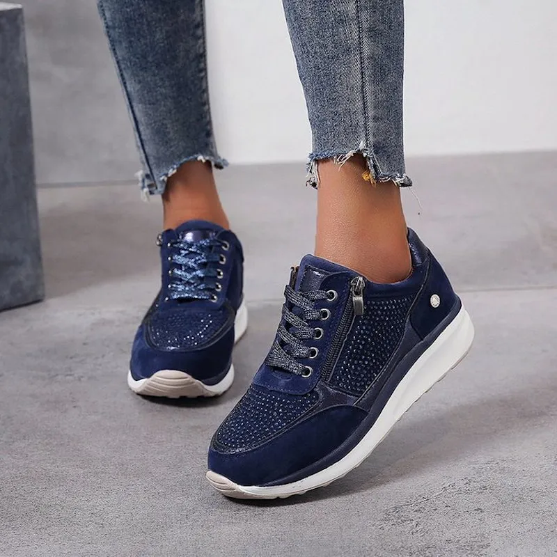 Vita orthopedische dames sneakers met uitstekende voetondersteuning en antislipzool voor stabiel comfort.