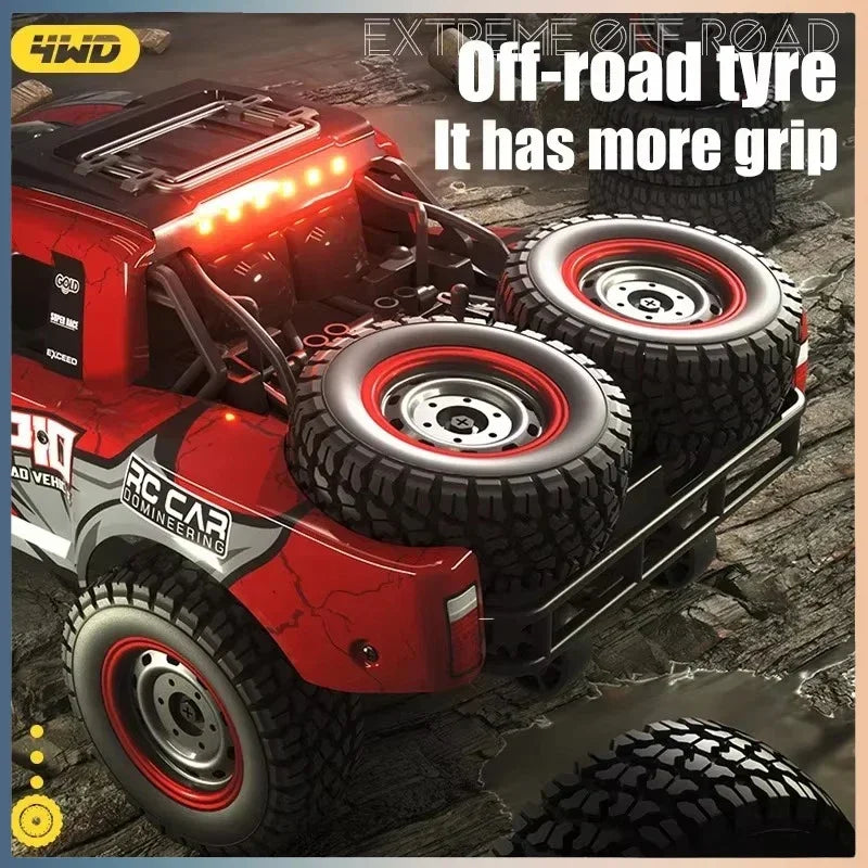 Ultieme RC monstertruck speelgoed auto met 70 km/u snelheid. Borstelloos en 4WD voor spannend off-road gebruik.