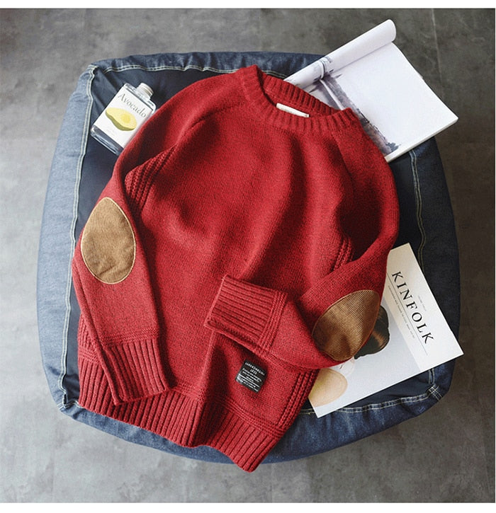 Zachte en comfortabele heren sweater voor de winter, een casual trui met tijdloze ronde hals.