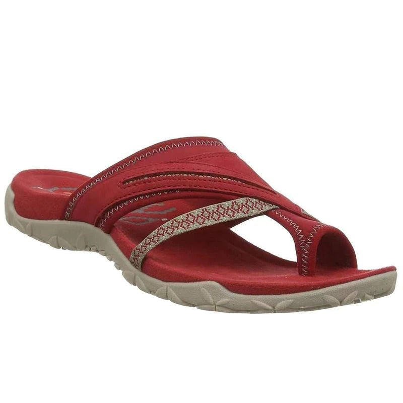 Ondersteunende orthopedische dames slippers met anatomisch voetbed, biedt comfort bij elke stap.