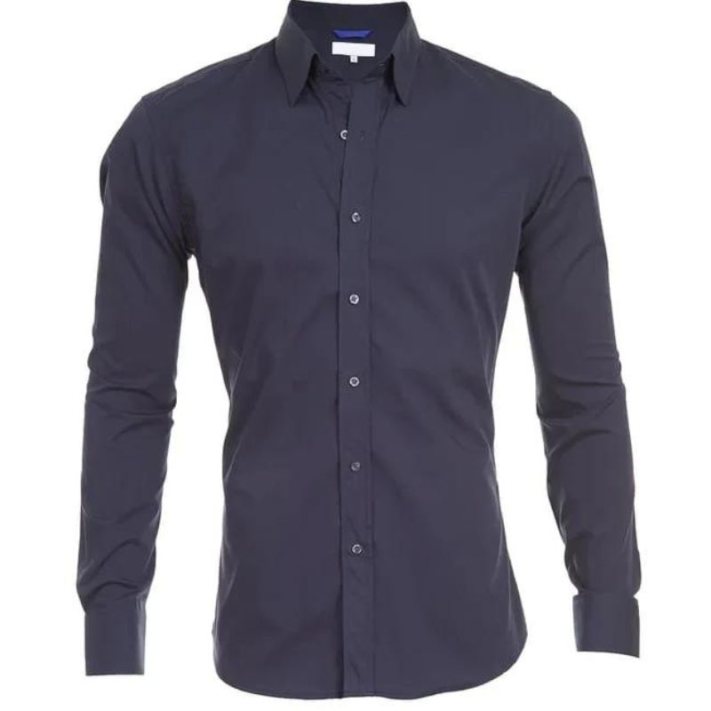 Duurzaam kreukvrij heren shirt met slimme rits, perfect voor een actieve levensstijl.