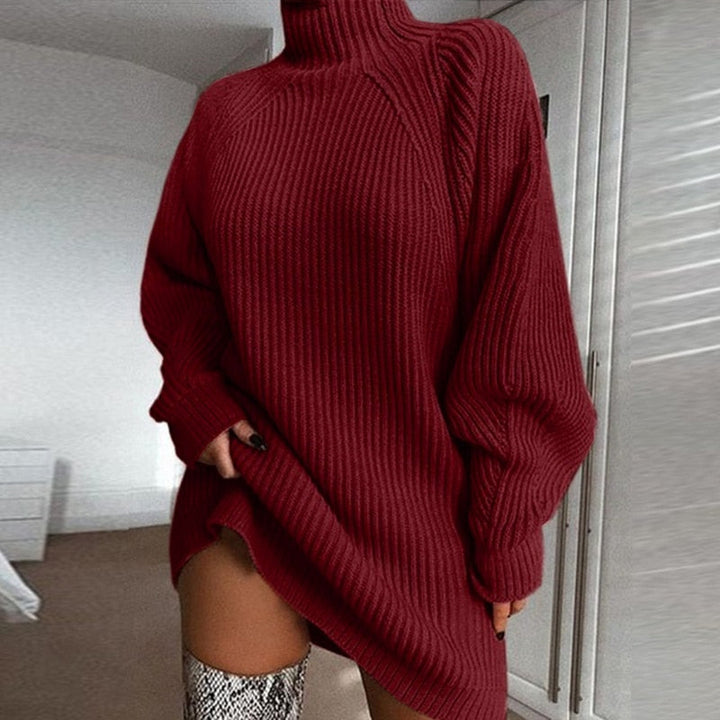 Comfortabele oversized dames coltrui, warm en veelzijdig. Perfect voor casual of elegante winteroutfits.