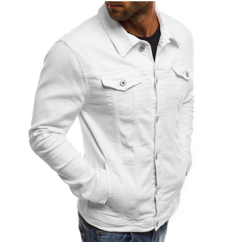 Duurzaam heren denim jack, comfortabel en stijlvol. Onmisbare bovenkleding voor casual mannenoutfits.