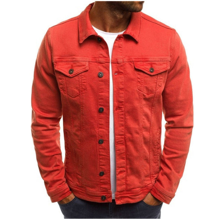 Veelzijdig heren denim jack, een essentieel kledingstuk voor elke casual outfit. Ideaal voor mode.