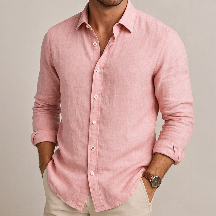 Heren casual overhemd, stijlvol en veelzijdig. Ideale zomerkleding voor comfortabele herenmode.