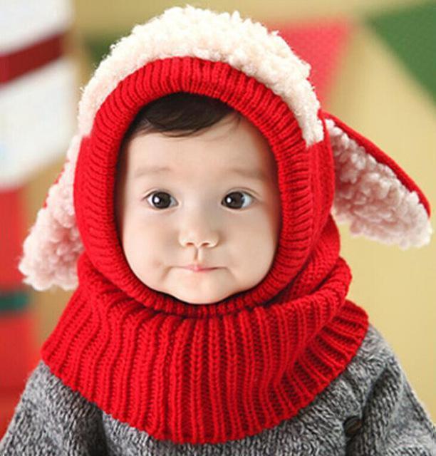 Warme kinder muts en sjaal set voor baby's en peuters, ideaal voor de winter. Knus en comfortabel.