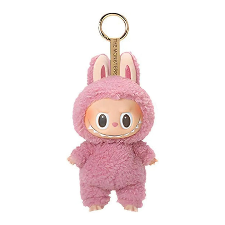 Kleurrijke pluche monstertje sleutelhanger, een schattig cadeau of trendy tasaccessoire.