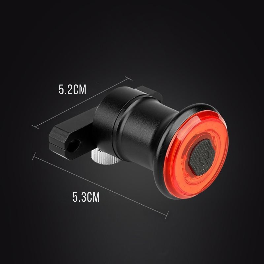 Zorgeloos 's nachts fietsen met dit oplaadbare LED achterlicht en remlicht voor fiets & racefiets.