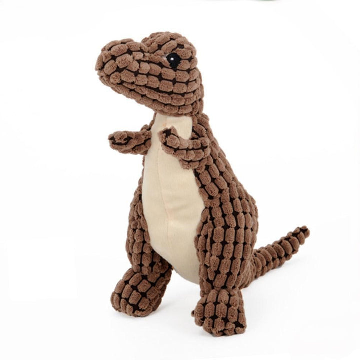Leuk knuffel dinosaurus hondenspeeltje, ideaal voor energieke honden. Veilig & duurzaam design.