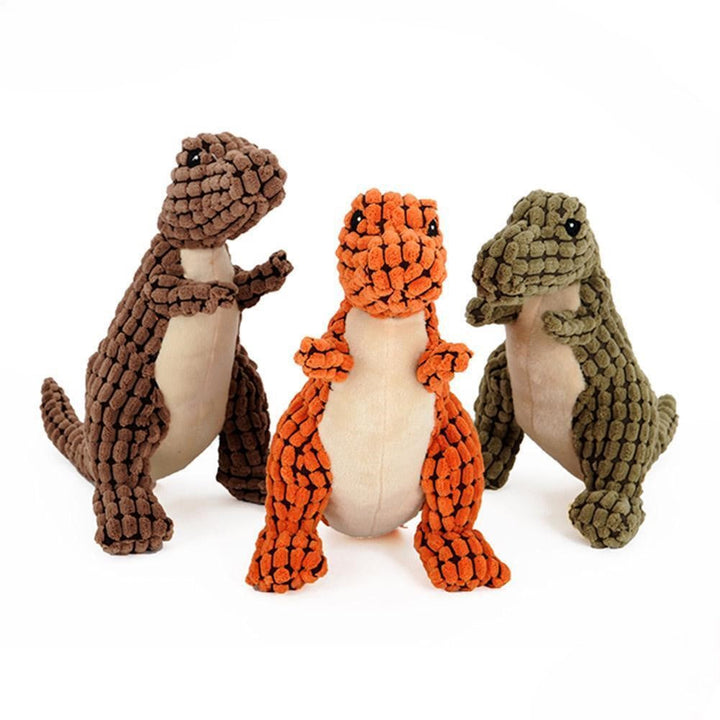Veilig dinosaurus speeltje voor honden, duurzaam gemaakt voor langdurig speelplezier van je huisdier.