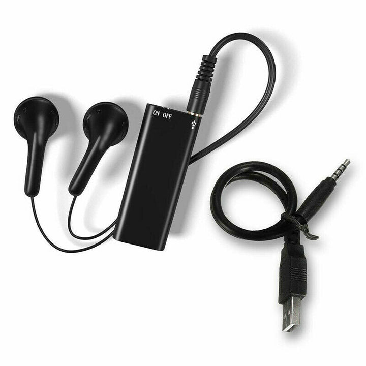 Vokaro mini digitale taalrecorder met 8GB opslag. Ideaal voor audio opname en als USB-stick.
