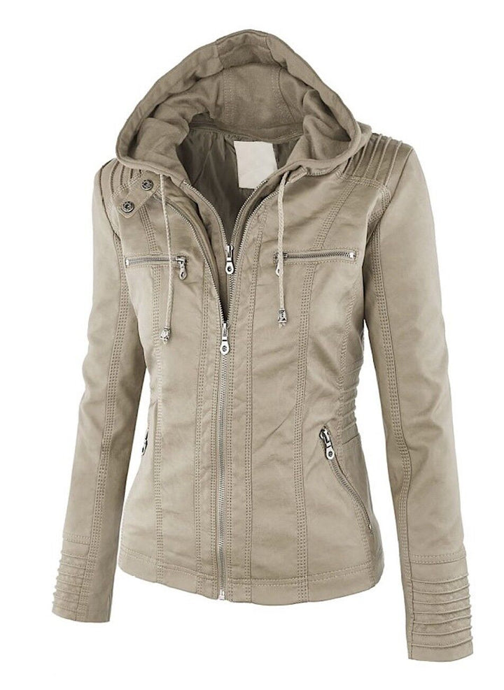 Veelzijdig damesjack, perfecte bovenkleding voor herfst en winter mode. Comfortabel en effen.