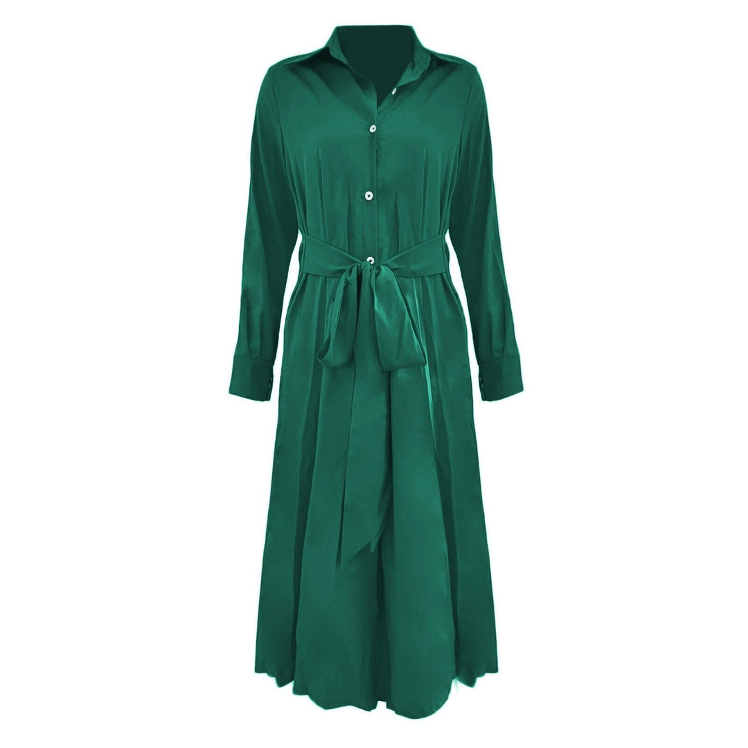 Comfortabele en modieuze dames maxi jurk, perfect voor herfst/winter outfits.