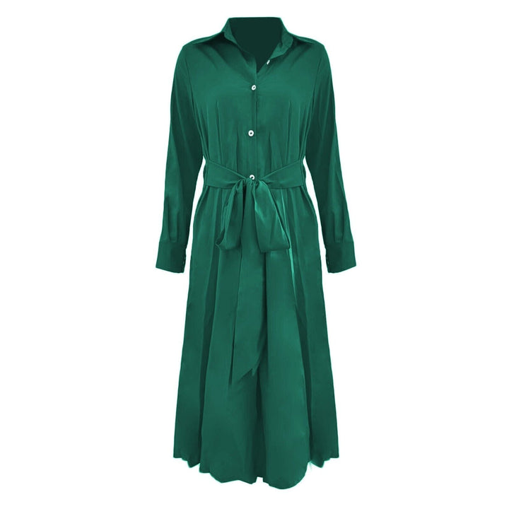Comfortabele en modieuze dames maxi jurk, perfect voor herfst/winter outfits.