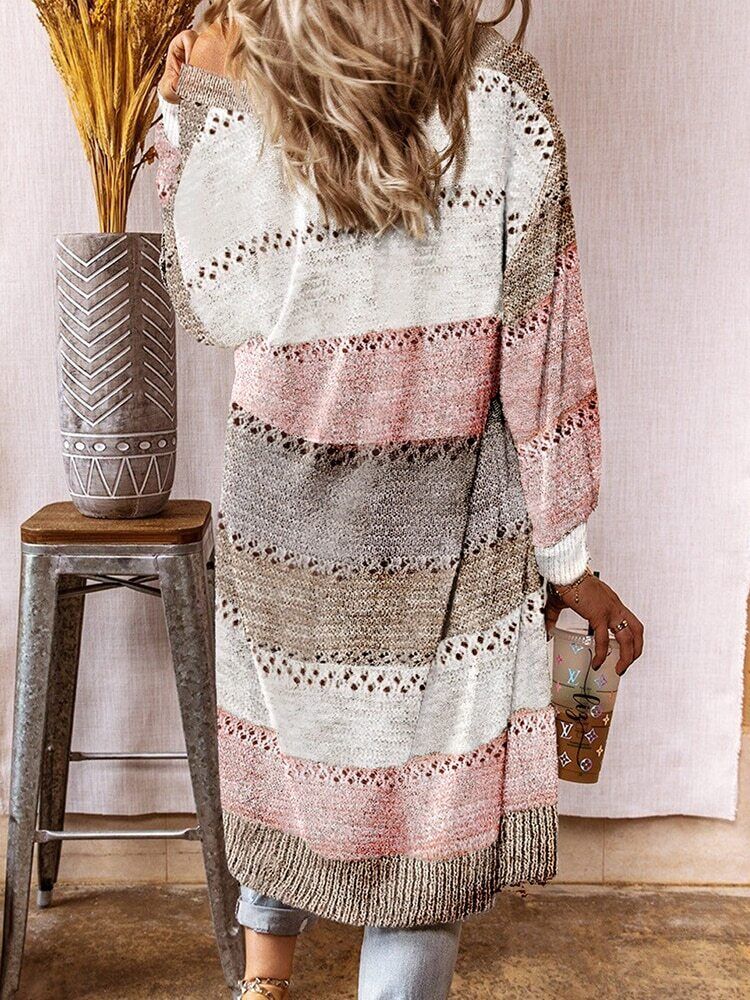 Dames gebreid vest, ideaal als comfortabele en stijlvolle kleding voor een casual of gelaagde look in elk seizoen.