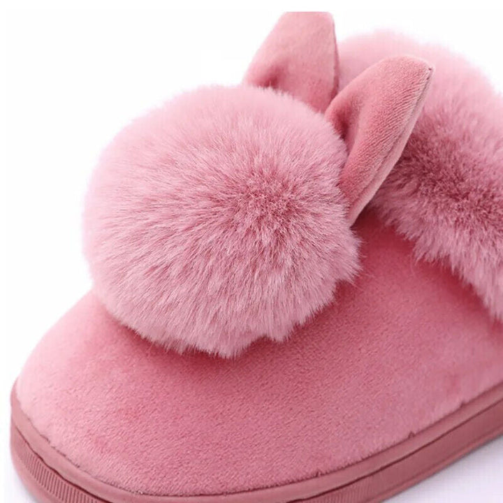 Konijn-thema dames pantoffels, super zacht, warm en comfortabel voor alle binnenshuis activiteiten.