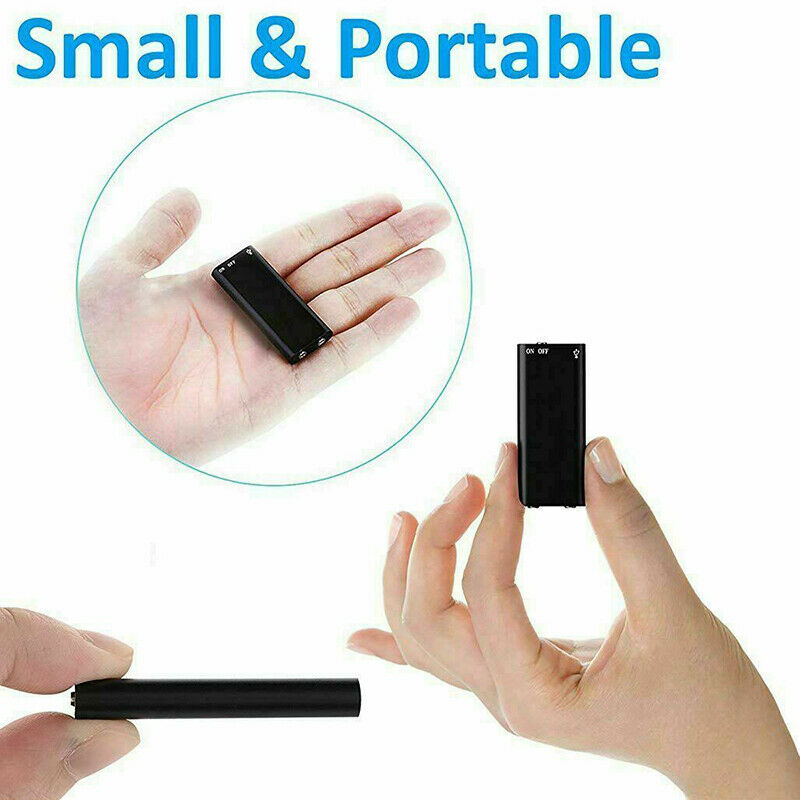 Mini taalrecorder 8GB met U-disk functionaliteit. Handig voor audio opname en dataopslag, zeer discreet.