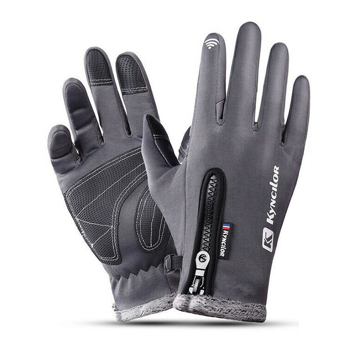 Duurzame, winddichte sporthandschoenen met extra grip, ideaal voor outdoor winteractiviteiten en fietstochten.