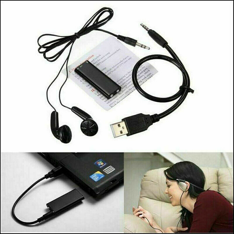 Kleine taalrecorder met 8GB geheugen, digitale audio opname en USB-schijf functie voor al je notities.