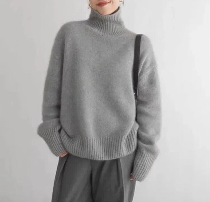 Dames Hoymans kasjmier coltrui, ultiem zacht en warm. Perfect voor luxe wintermode.