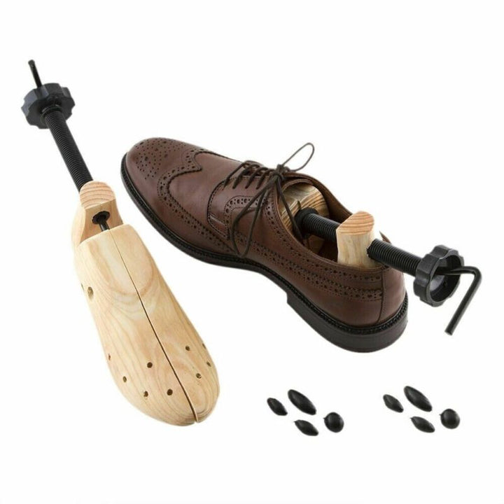 Verstelbare schoenenrekker voor perfecte pasvorm in elke schoen. Ideaal voor voetverzorging en stretch.