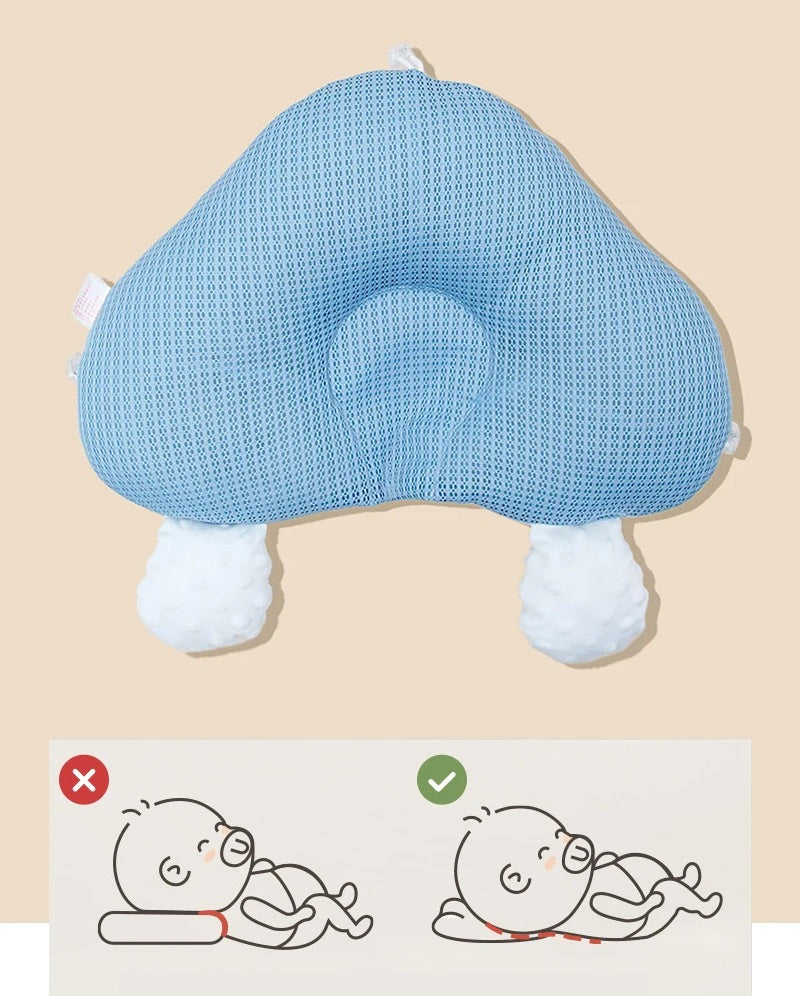 Veilig baby slaapkussen passend in wieg of ledikant, zorgt voor comfortabele en gezonde babyslaap.
