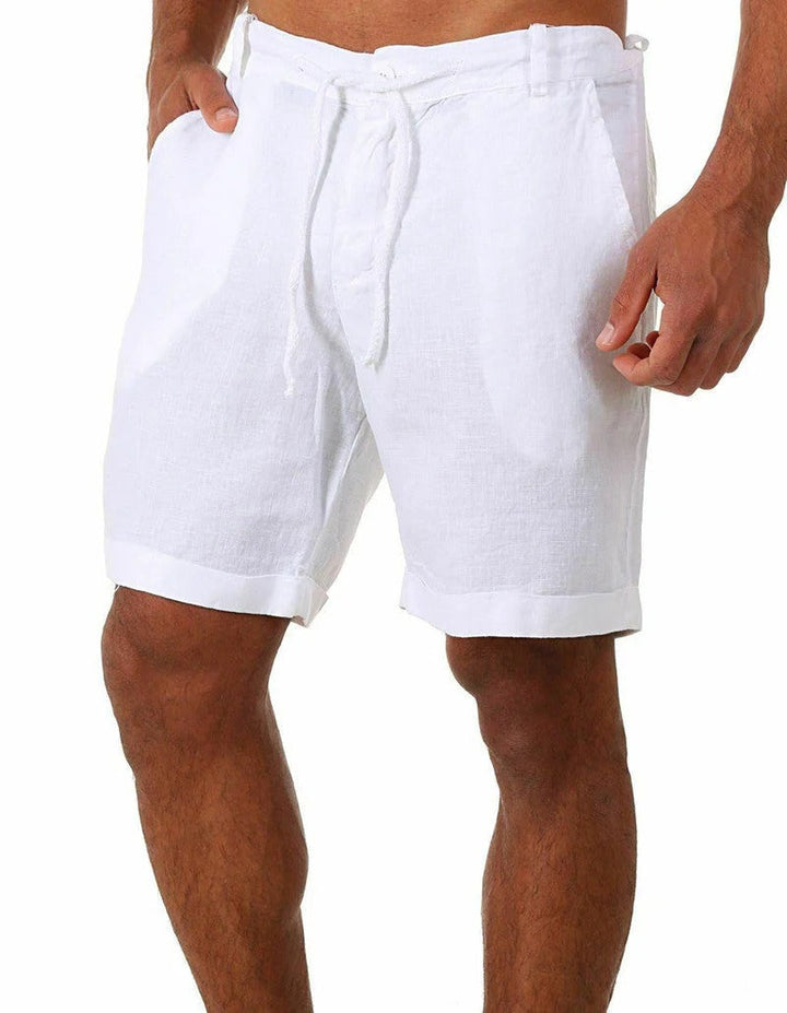 Blauwe ademende heren korte broek, perfect voor dagelijks zomercomfort en casual herenmode.