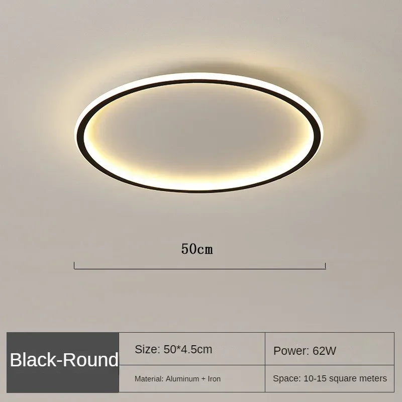 Hedendaagse ronde LED plafondlamp, verfraait elk modern interieur.