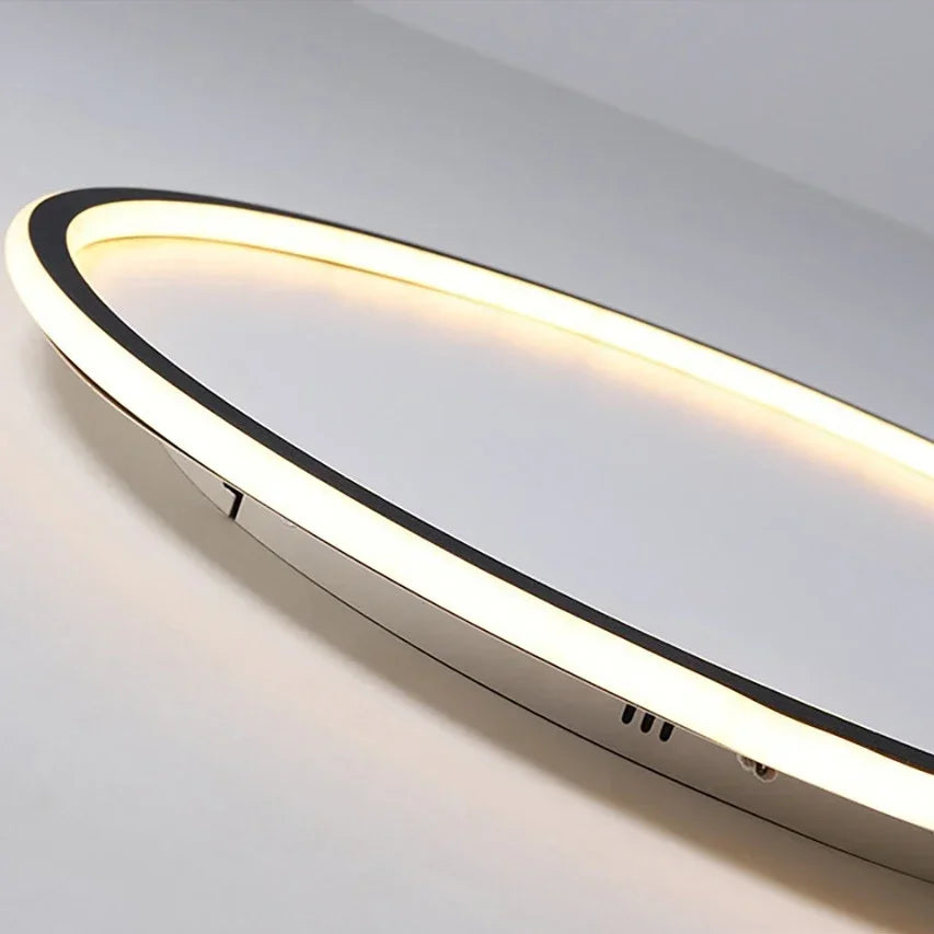 Energiezuinige LED plafondlamp, rond en dimbaar voor slaapkamer.