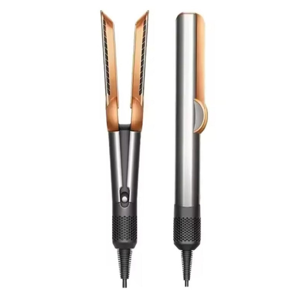 Compacte dames 2-in-1 haardroger en stijltang, ideaal voor reizen en perfecte styling overal.