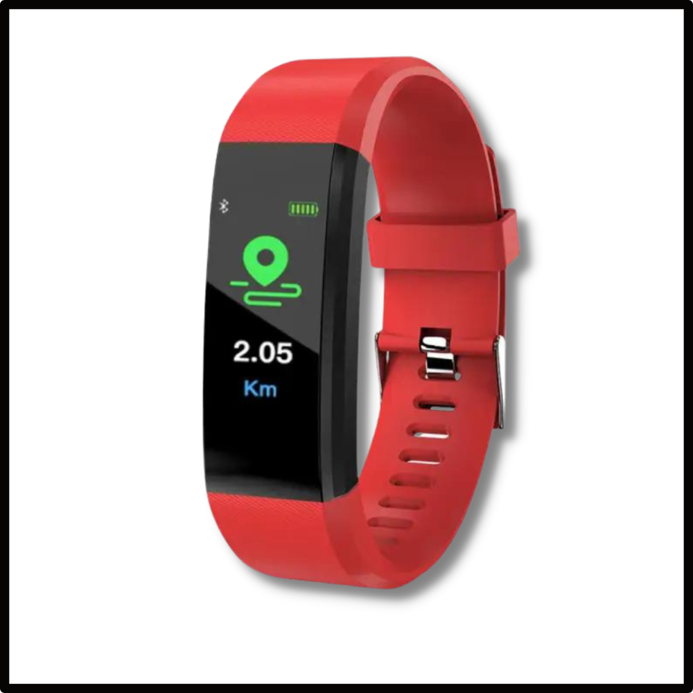 Eenvoudige bediening: deze smartwatch voor ouderen monitort slaap, hartslag en bloeddruk. Digitale horloge met extra's.