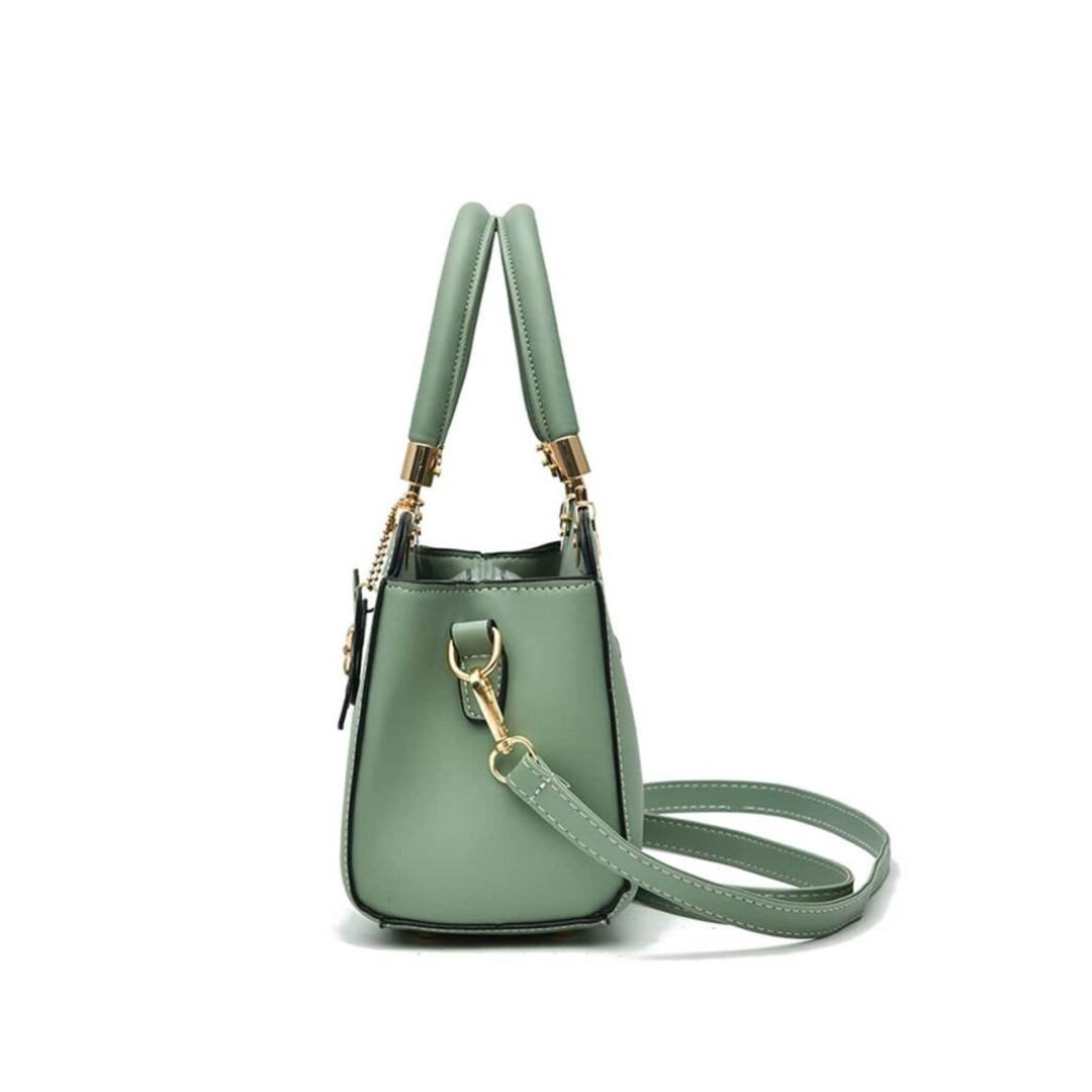 Compacte Flora dames crossbody tas, verrijkt met chic bloemenborduurwerk. Trendy schoudertas.