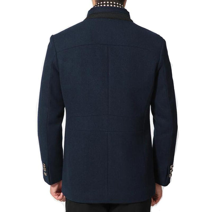 Slim fit heren sjaaljas, perfect voor zakelijk en casual. Elegante overjas voor herfst & winter.