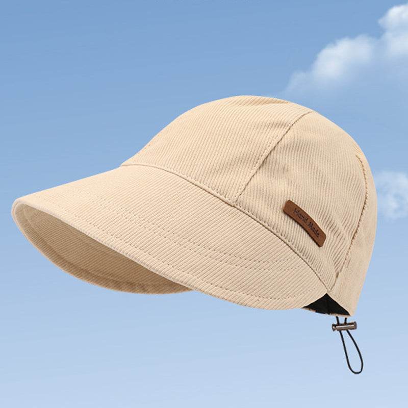 Opvouwbare dames zonnehoed met UV-bescherming; ideaal voor strand, ademend en waterafstotend.