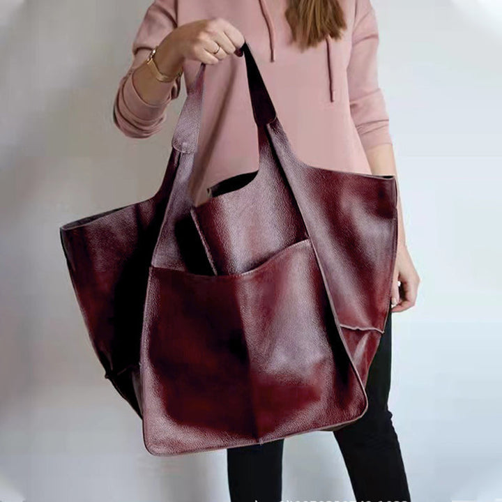 Elegante vintage schoudertas voor dames, ruim en modieus, een praktisch mode-item.