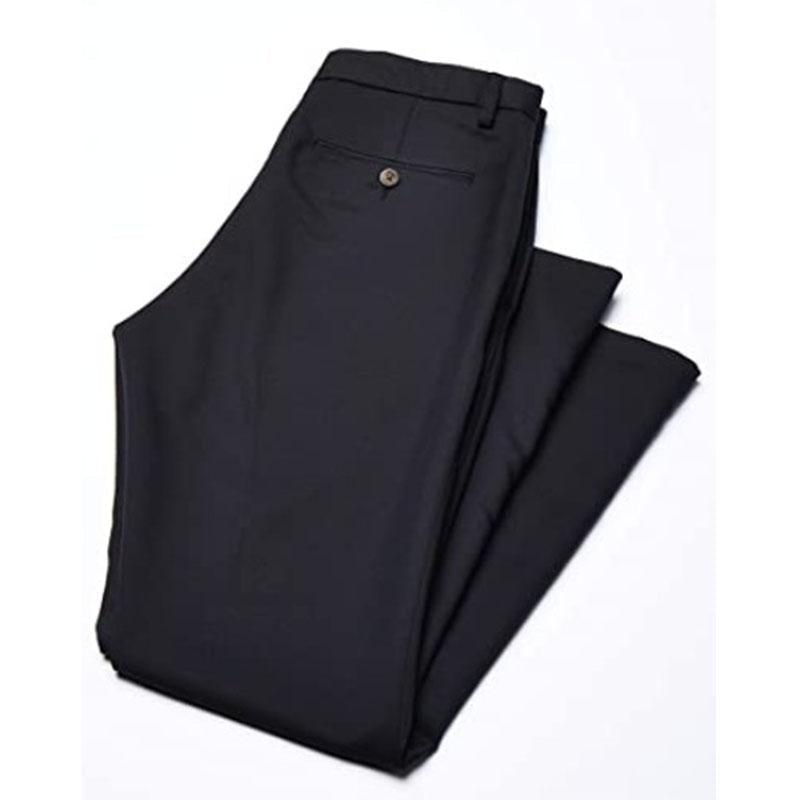 Heren comfort stretch pantalon in slim fit, ideaal voor zakelijk en dagelijks gebruik, perfecte pasvorm.