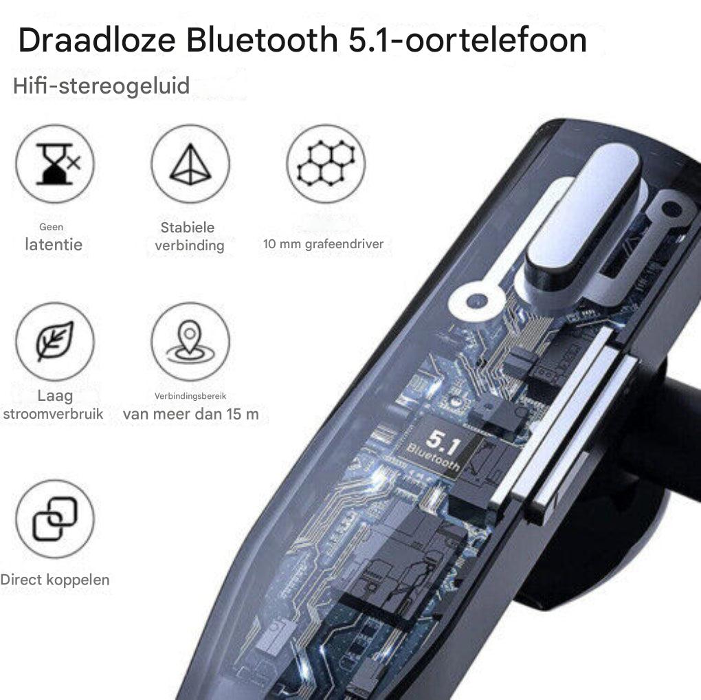 Hoge kwaliteit mannen headset met dubbele microfoon en ruisonderdrukking, perfect voor online vergaderingen.