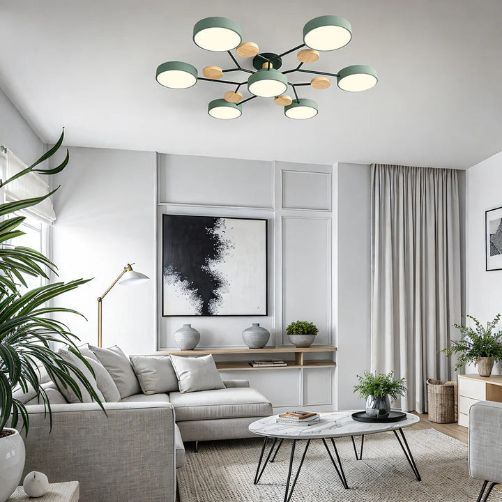 Elegante Halo LED-lamp (mvb26) met aanpasbaar licht voor modern interieur.
