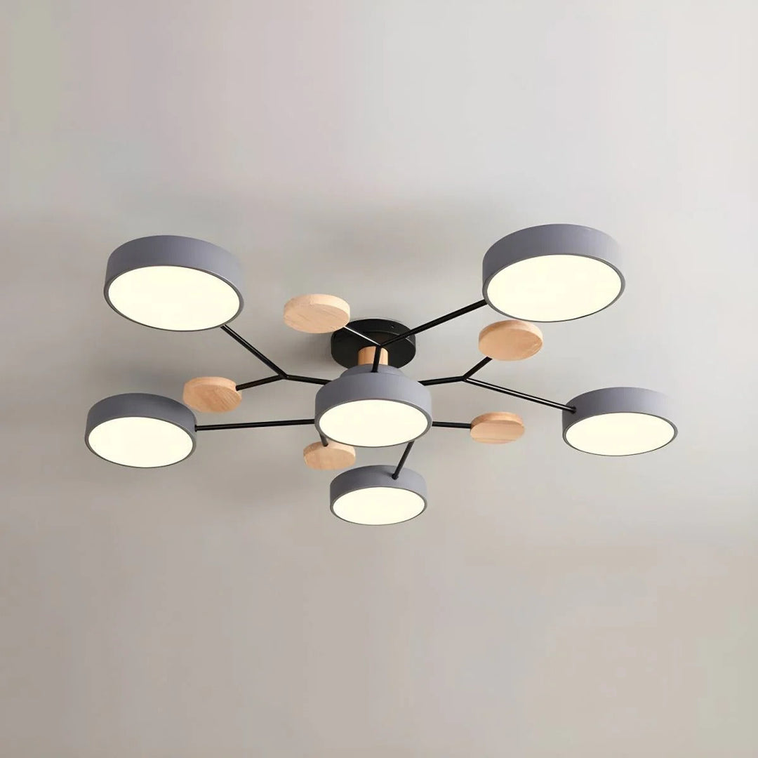 Strakke Halo plafondlamp voor een minimalistisch en modern interieur design.