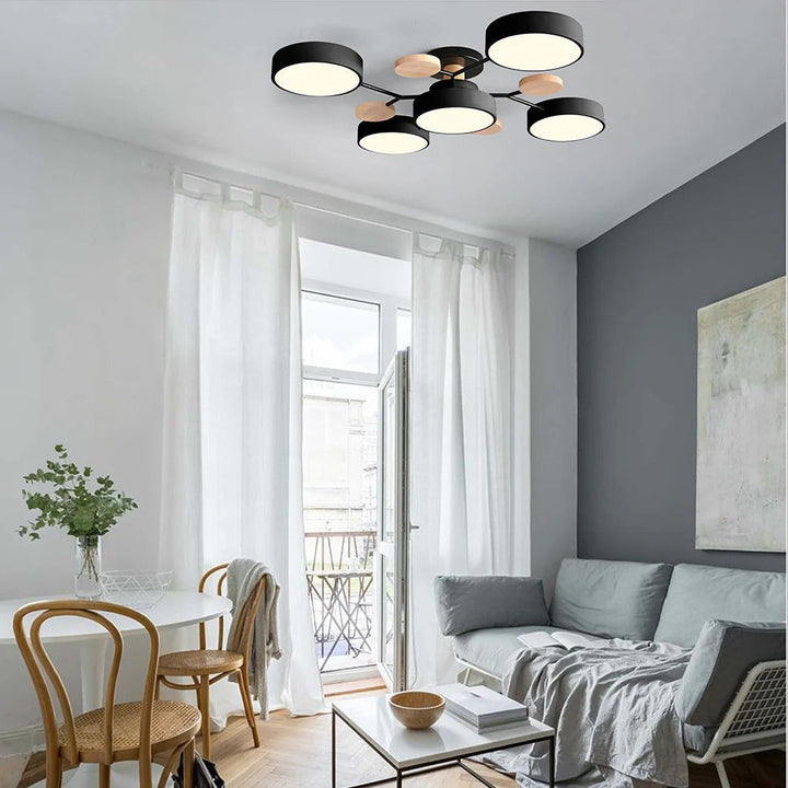 Huisverlichting: stijlvolle Halo LED-plafondlamp voor elke moderne ruimte.
