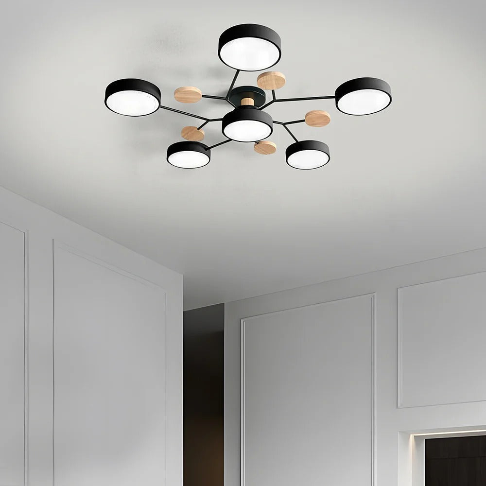 Design plafondlamp mvb26, met energiezuinige LED en modern Halo design.